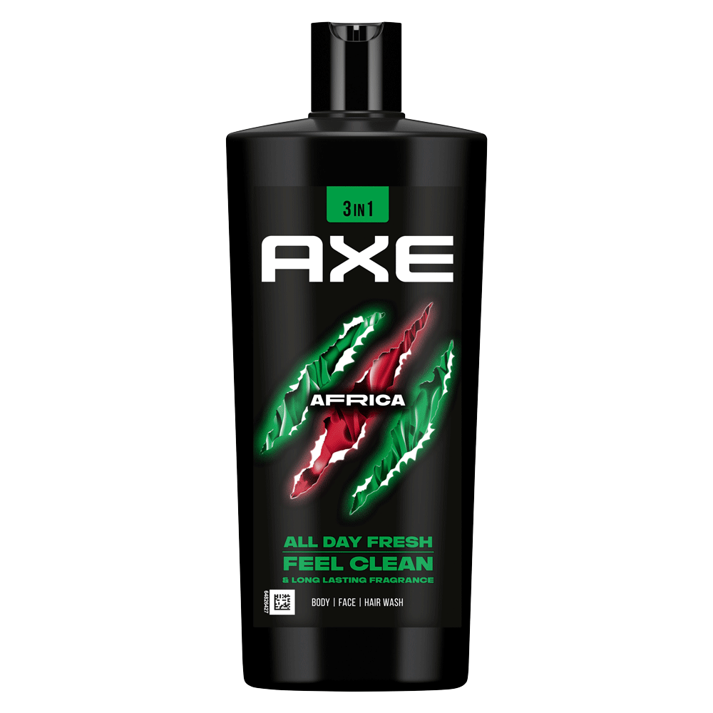 Bild: AXE Duschgel Africa