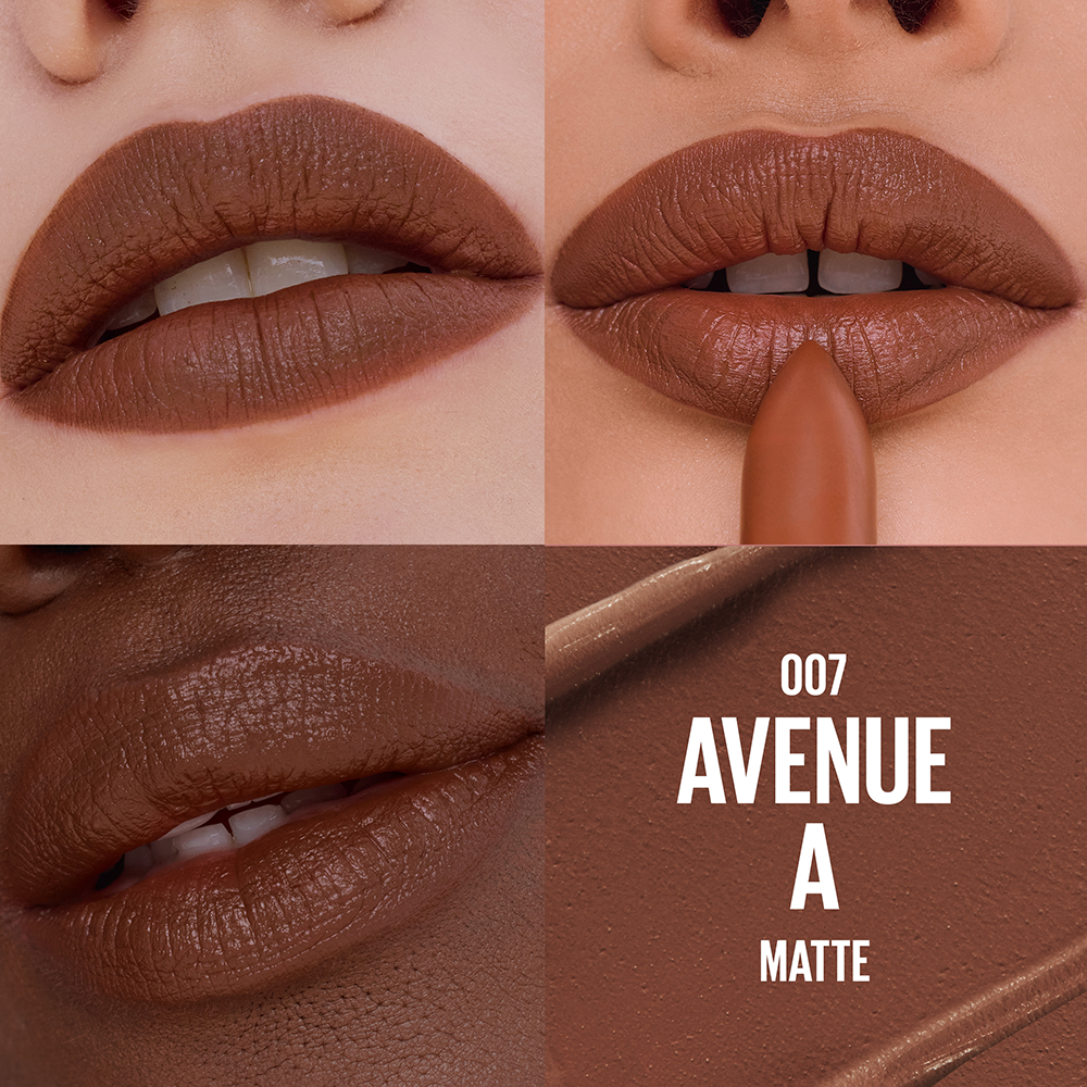 Bild: MAYBELLINE Serum-Lippenstift Avenue A 007