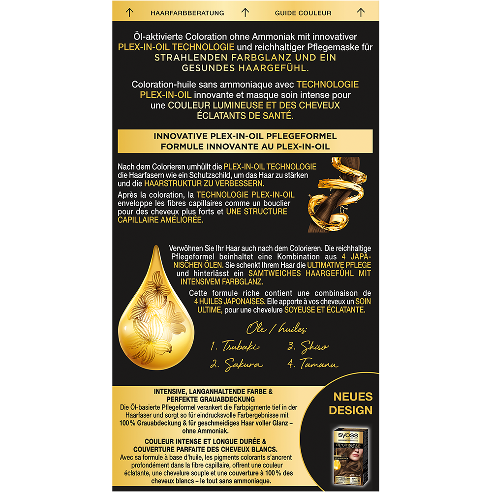 Bild: syoss Oleo Intense Permanente Öl-Coloration Dunkelblond