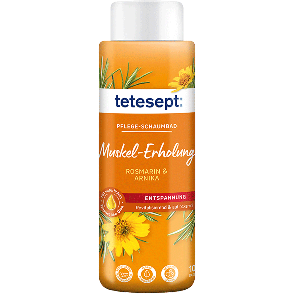 Bild: tetesept: Pflege-Schaumbad Muskel-Erholung 