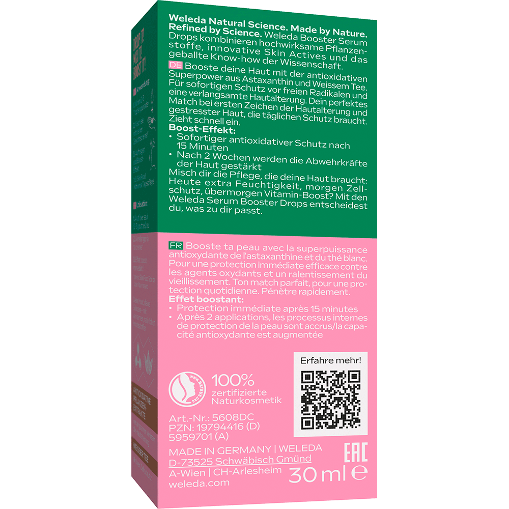 Bild: WELEDA Slow Aging Astaxanthin Serum Drops