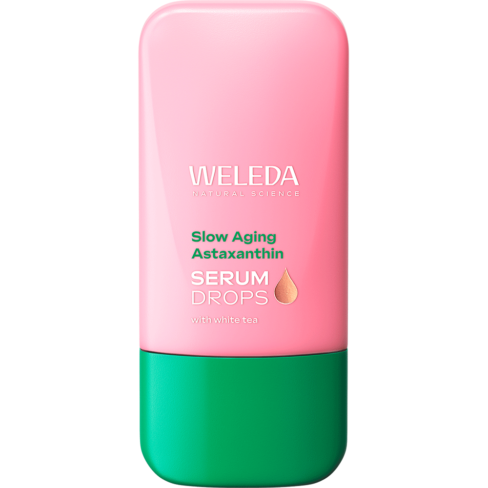 Bild: WELEDA Slow Aging Astaxanthin Serum Drops