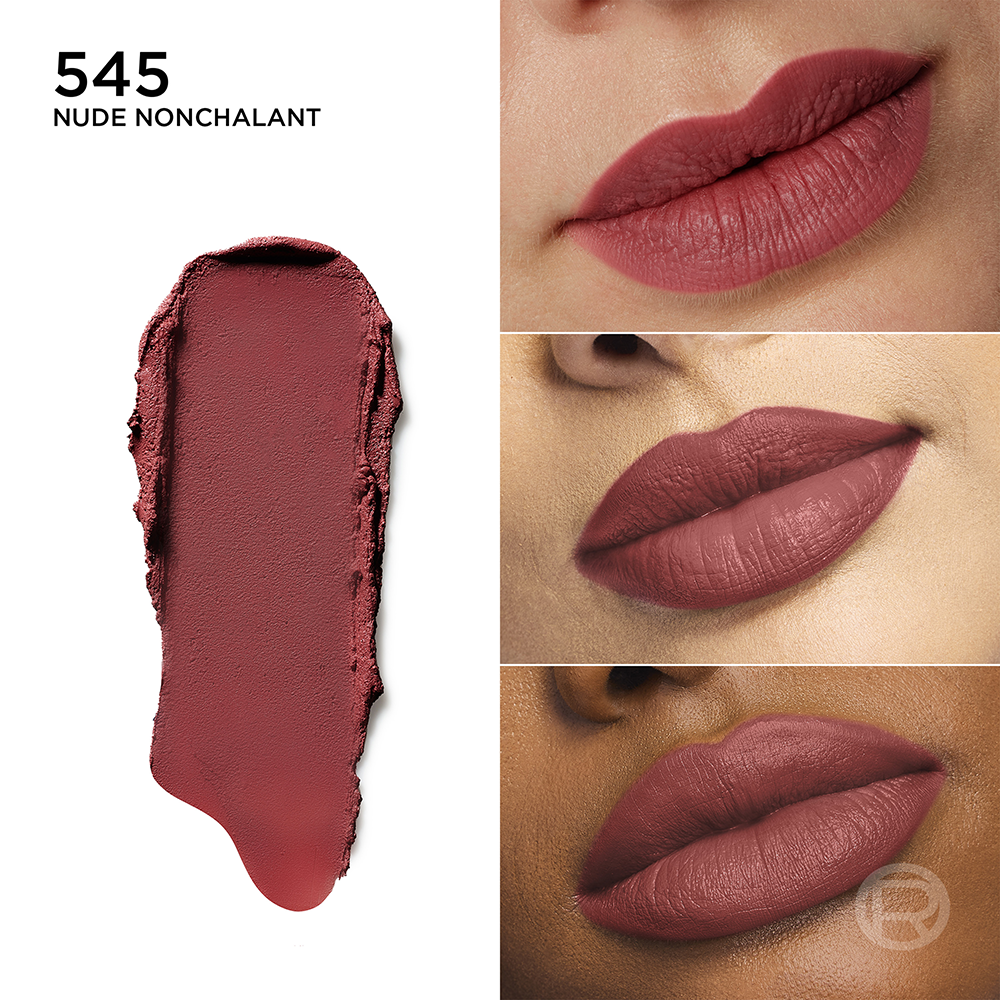 Bild: L'ORÉAL PARIS Color Riche Blurred Matte Lippenstift Nude Nonchalant 545