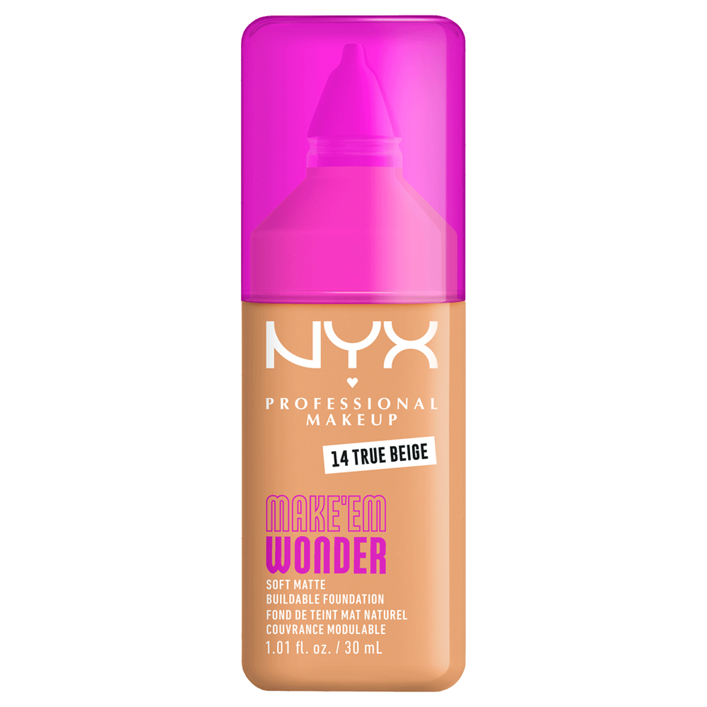 Bild: NYX Professional Make-up Make 'EM Wonder Foundation True Beige 14