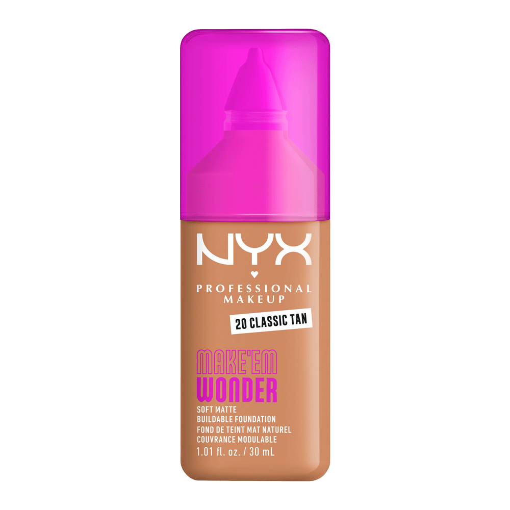 Bild: NYX Professional Make-up Make 'EM Wonder Foundation Classic Tan 20