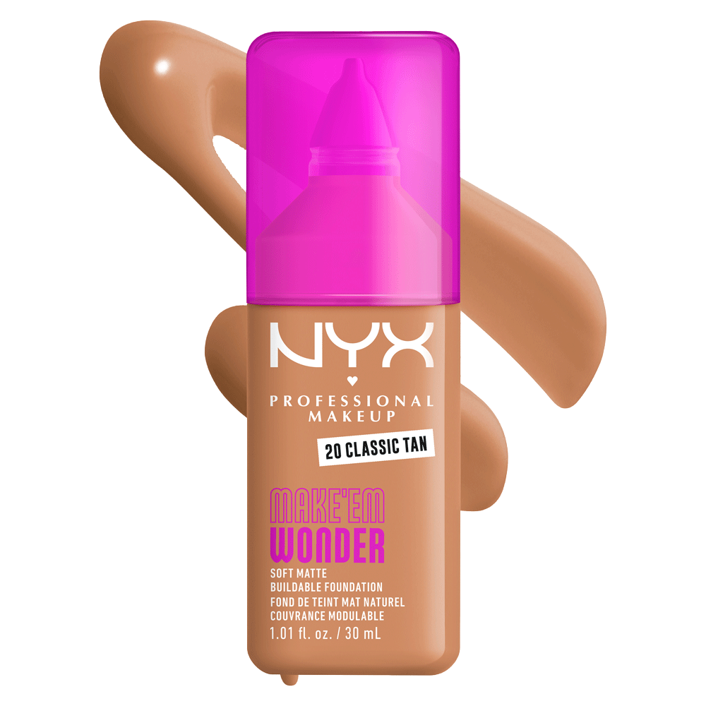Bild: NYX Professional Make-up Make 'EM Wonder Foundation Classic Tan 20