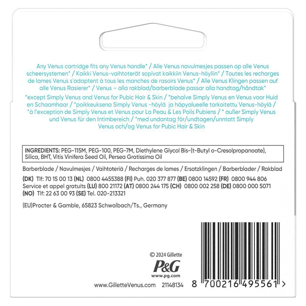 Bild: Gillette Venus Smooth Damen Rasierklingen