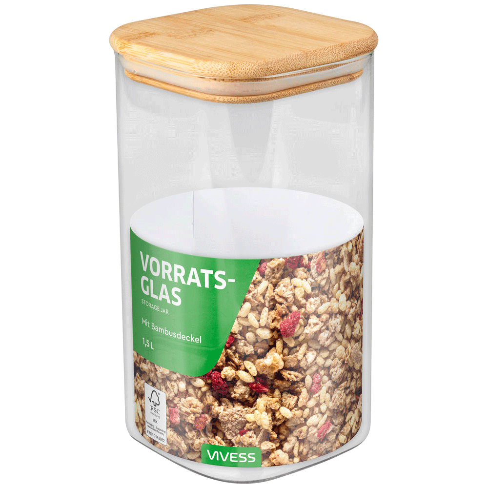 Bild: Vivess Vorratsglas 1.5L 
