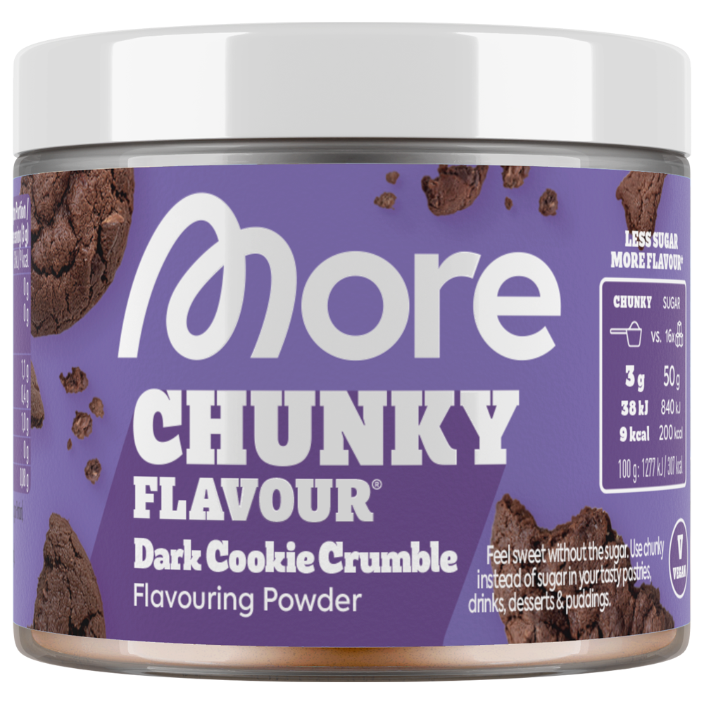Bild: More Chunky Flavour Dark Cookie Crumble Flavouring Powder 