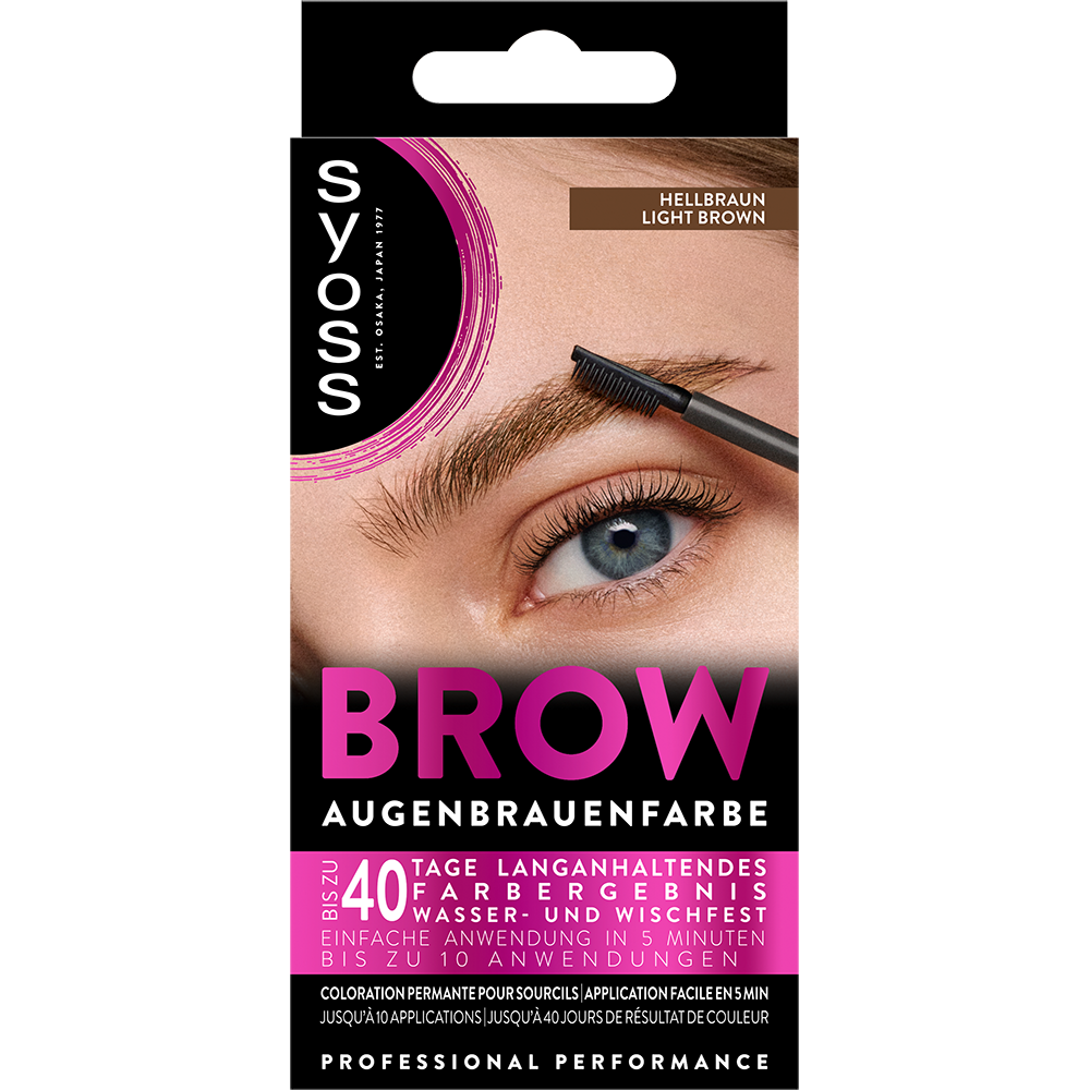 Bild: syoss Augenbrauen Farbe Hellbraun