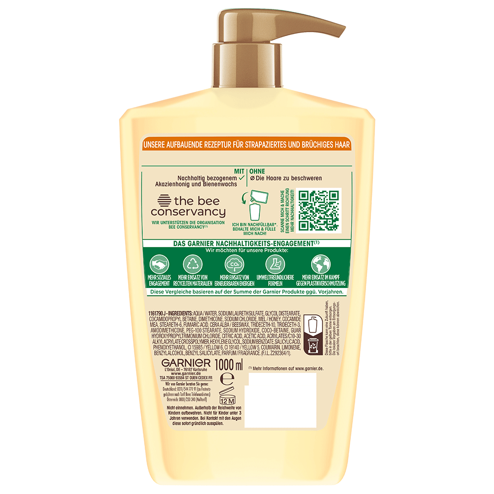 Bild: GARNIER Wahre Schätze Reparierendes Shampoo Honig Schätze 