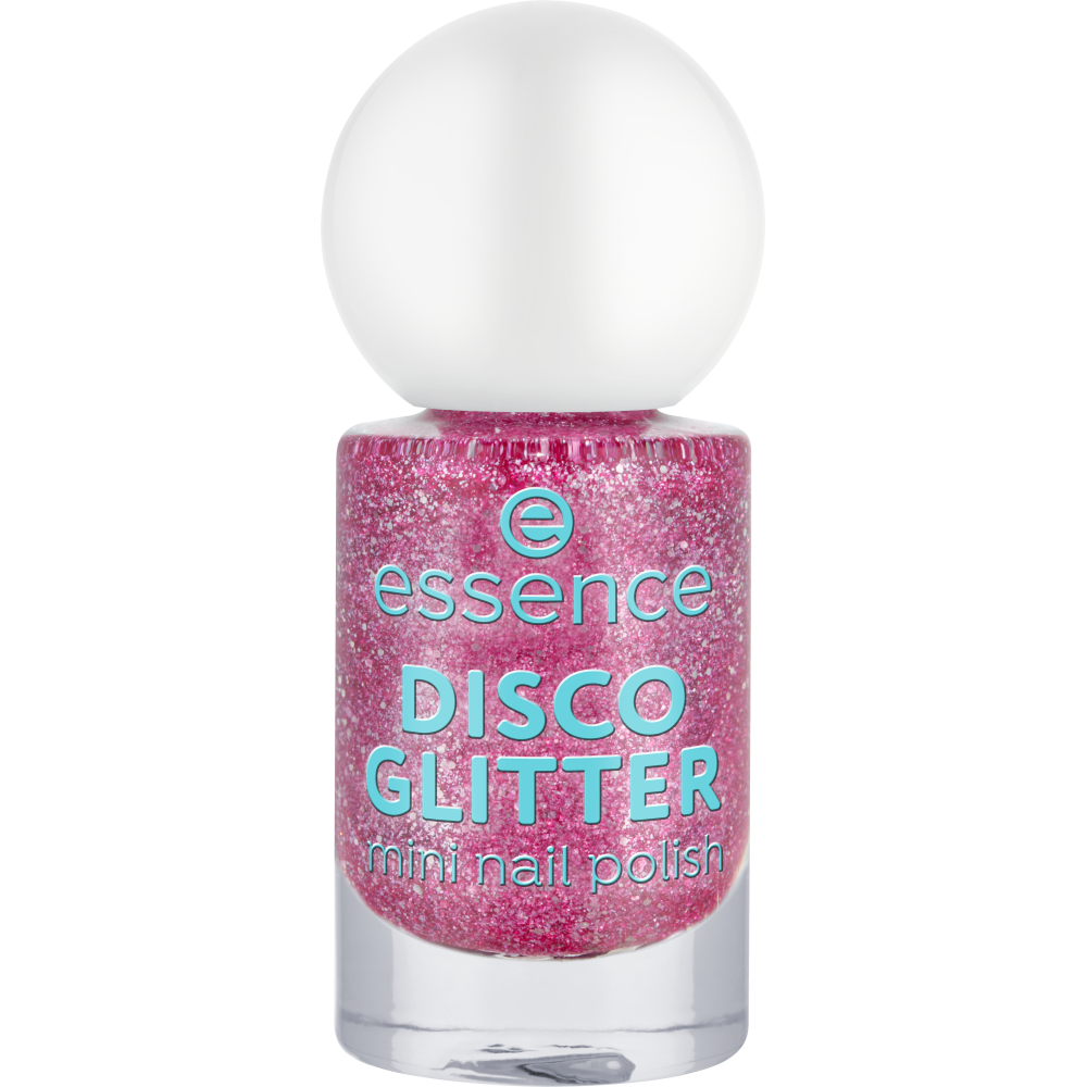 Bild: essence DISCO GLITTER mini nail polish 08