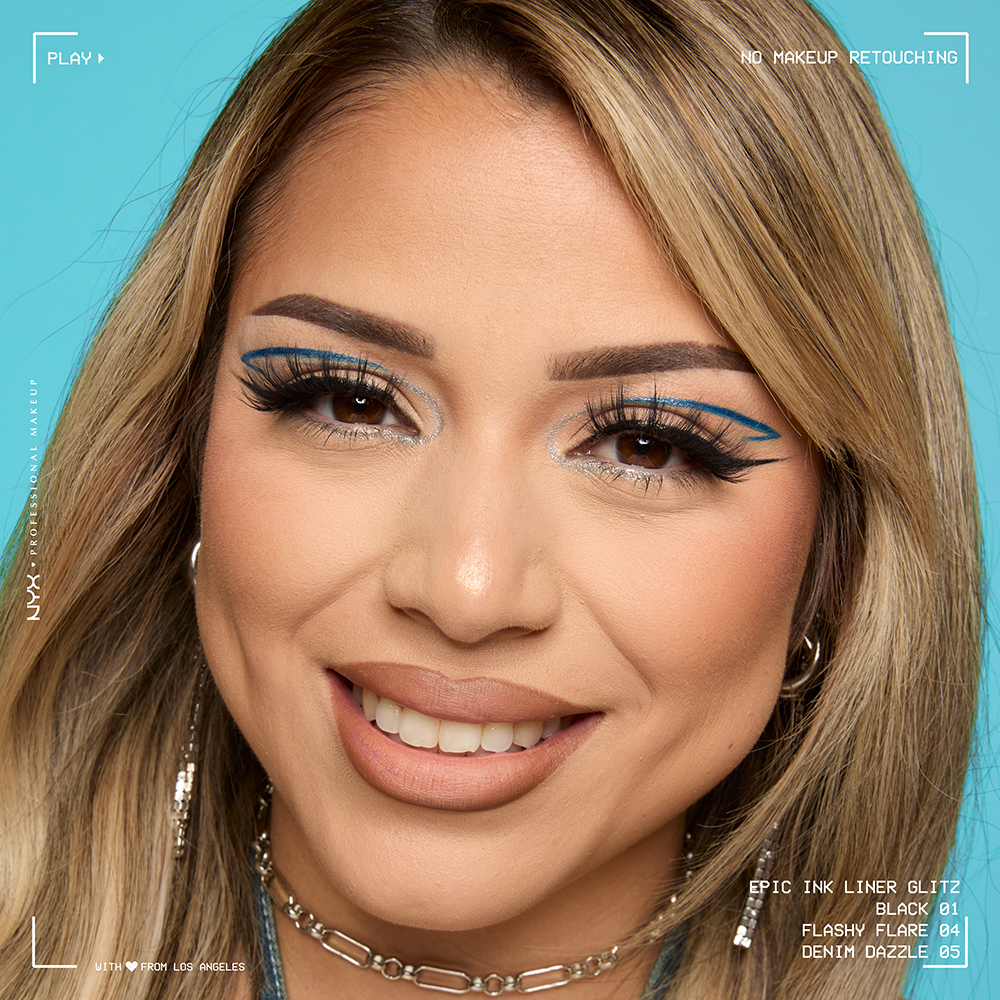 Bild: NYX Professional Make-up Epic Ink Liner Jeanz Glitz graphite glitz