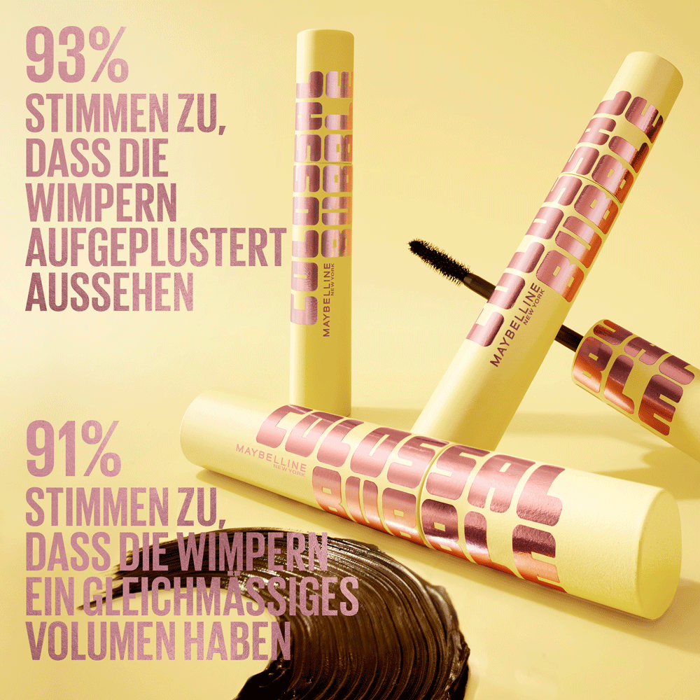Bild: MAYBELLINE Colossal Bubble Mascara Very Black Waterproof 