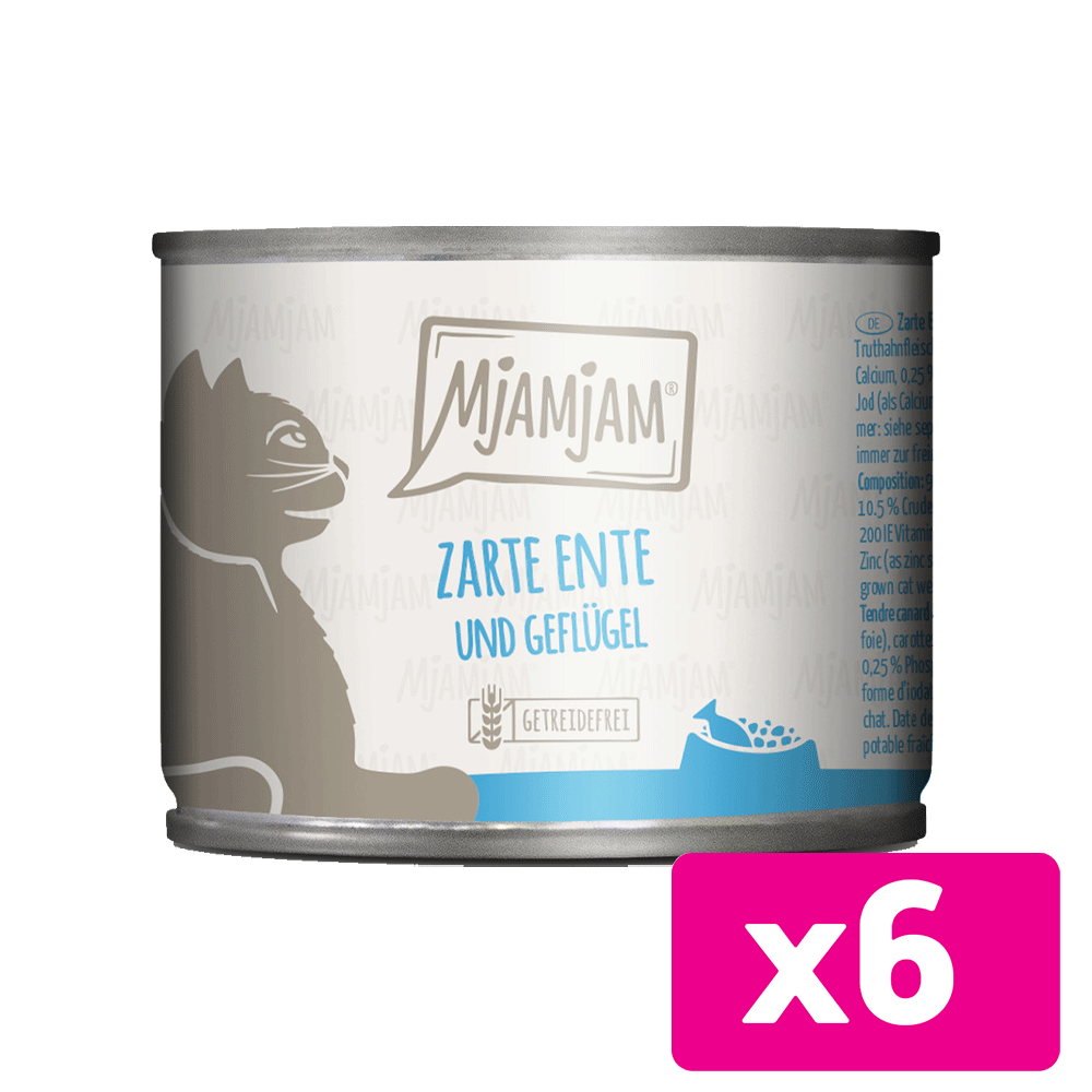 Bild: Mjamjam Zarte Ente und Geflügel an leckeren Möhrchen