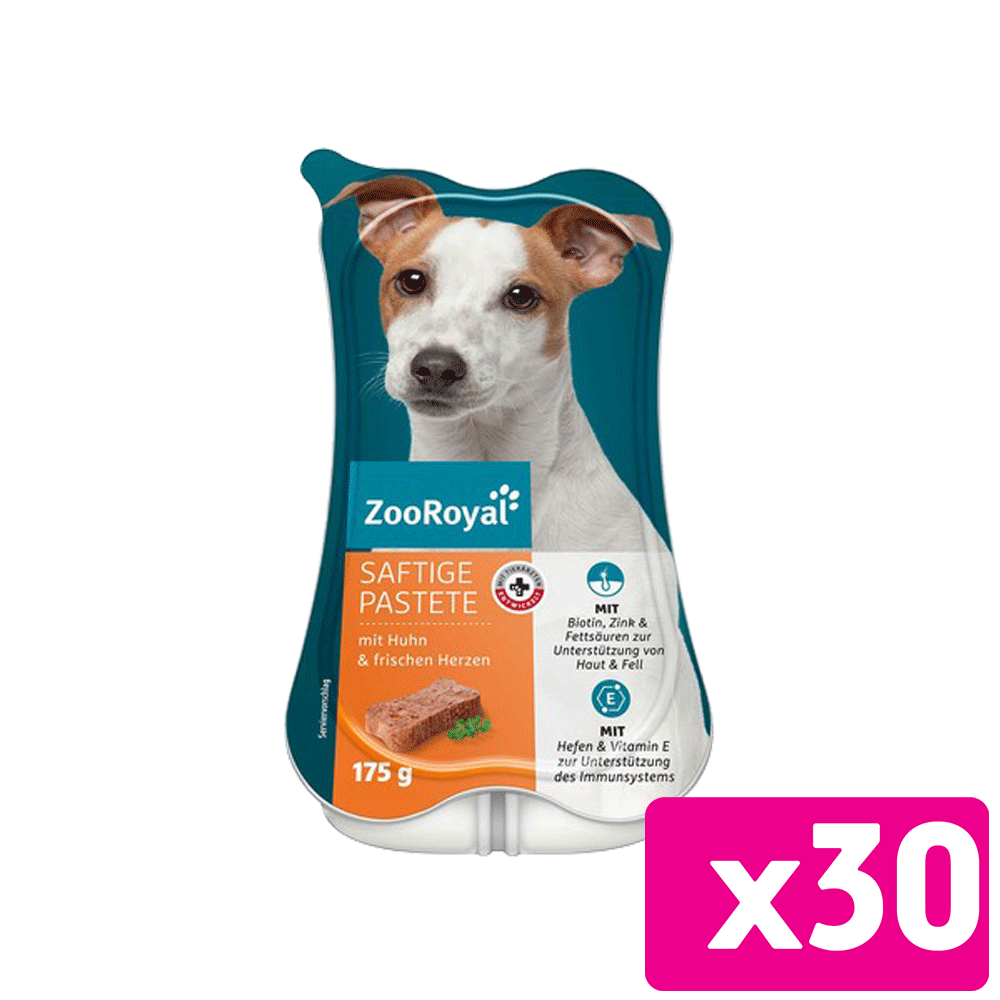 Bild: ZooRoyal Saftige Pastete mit Huhn frischen Herzen