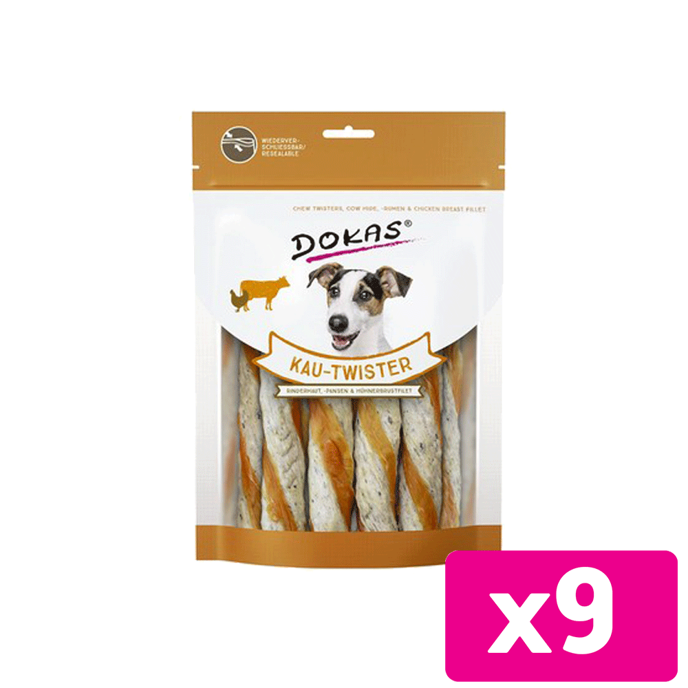 Bild: Dokas Kautwister Rinderhaut Pansen Hühnerbrustfilet