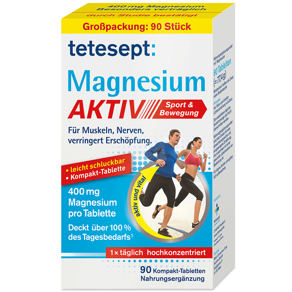 Bild: tetesept: Magnesium Aktiv