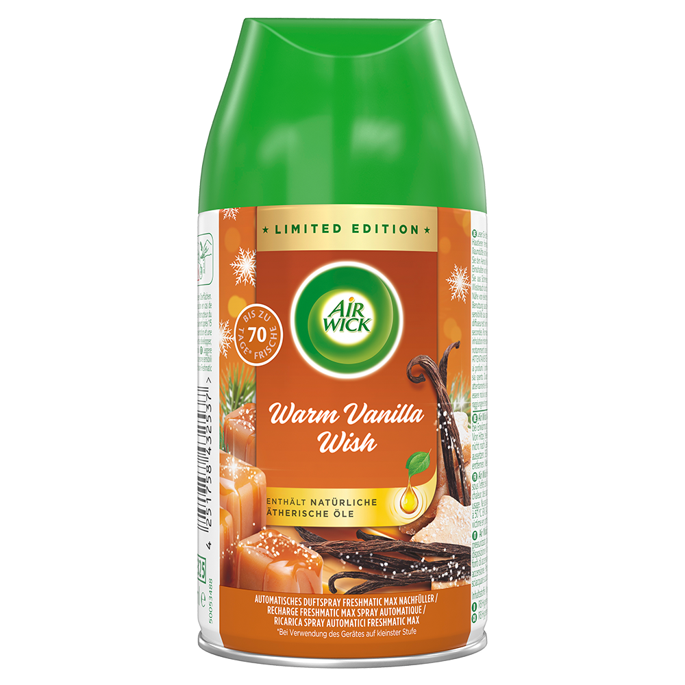 Bild: AIRWICK Automatisches Duftspray Freshmatic Nachfüllung Warm Vanilla Wish