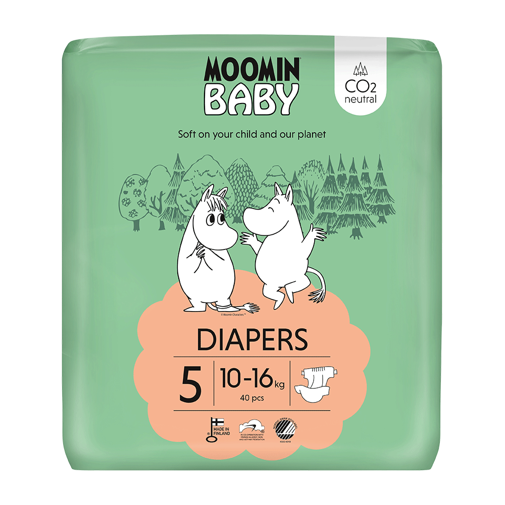 Bild: Moomin Baby Windeln Größe 5, 10kg -16kg