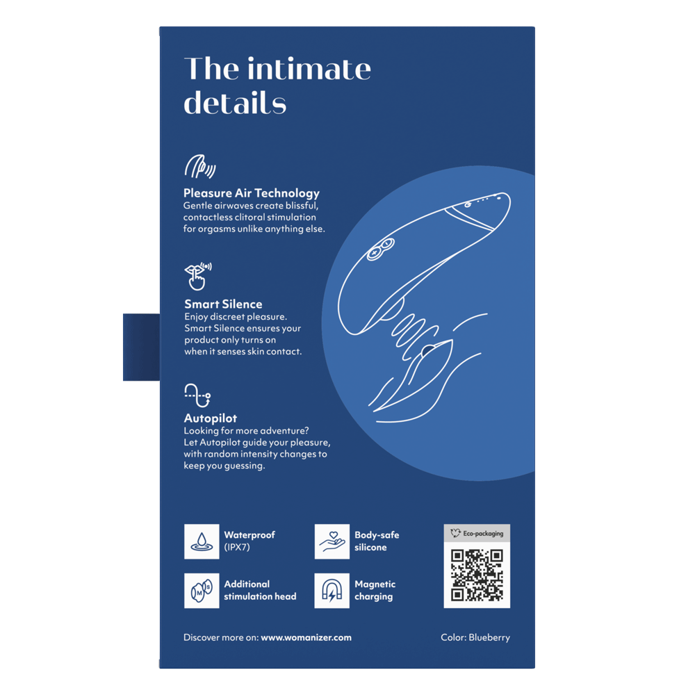 Bild: Womanizer Druckwellenvibrator Premium 2 Blueberry 