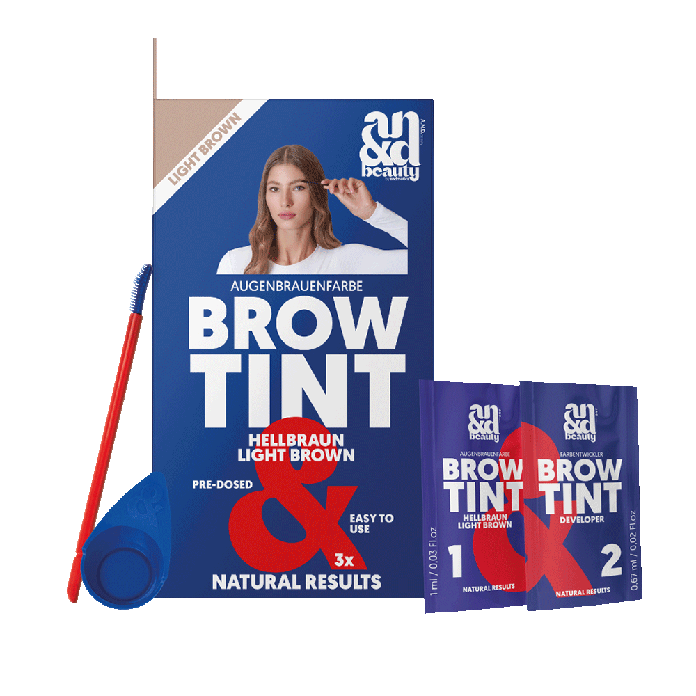 Bild: A.N.D. beauty Augenbrauenfarbe Brow Tint Hellbraun