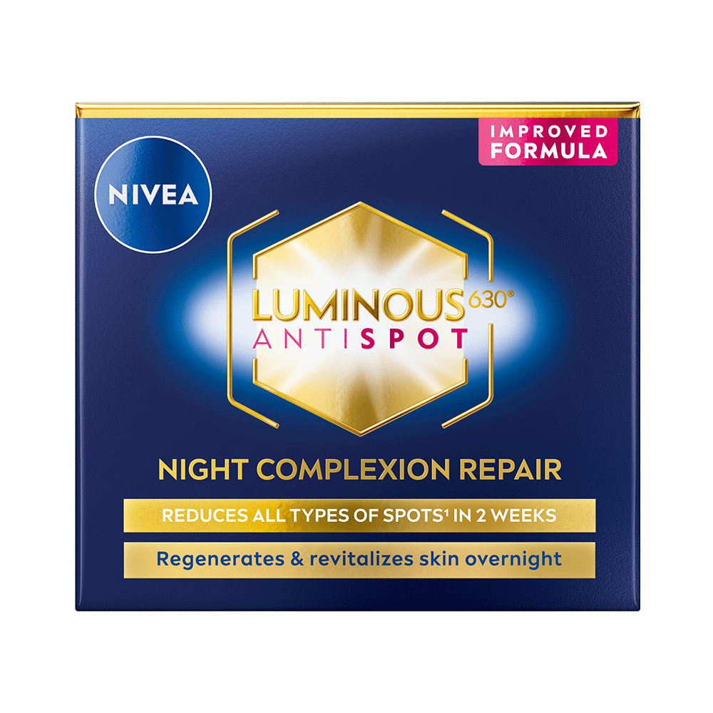 Bild: NIVEA Regenerierende Nachtpflege Luminous 630 Anti Pigmentflecken 