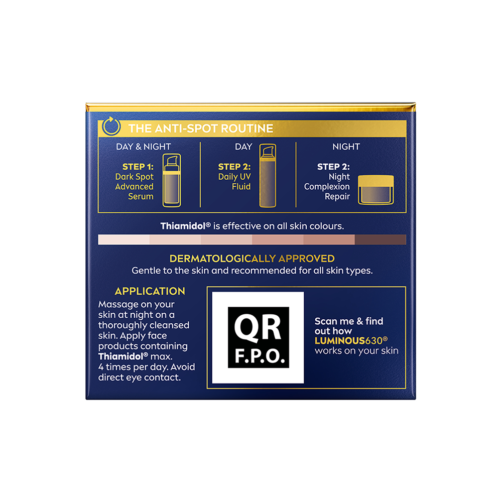 Bild: NIVEA Regenerierende Nachtpflege Luminous 630 Anti Pigmentflecken 