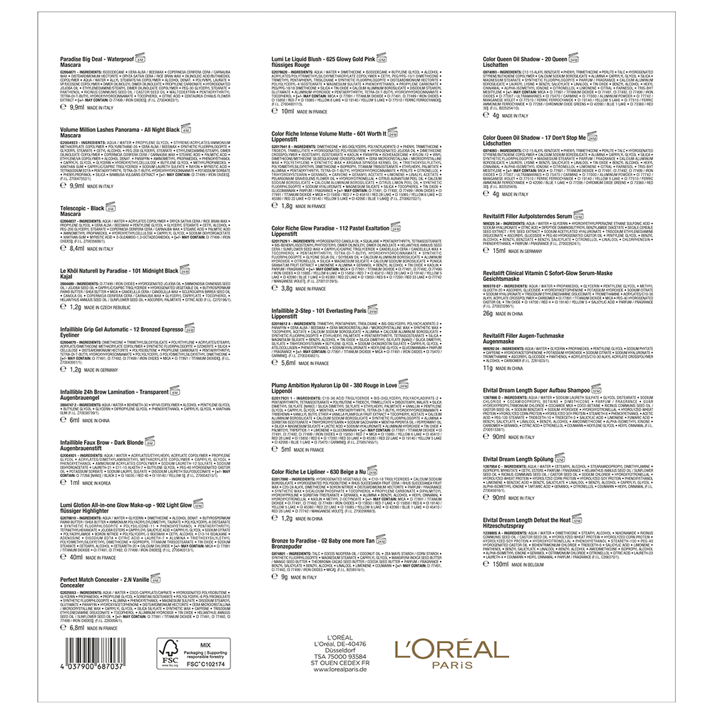 Bild: L'ORÉAL PARIS 24 Tage Beauty Adventskalender 2025