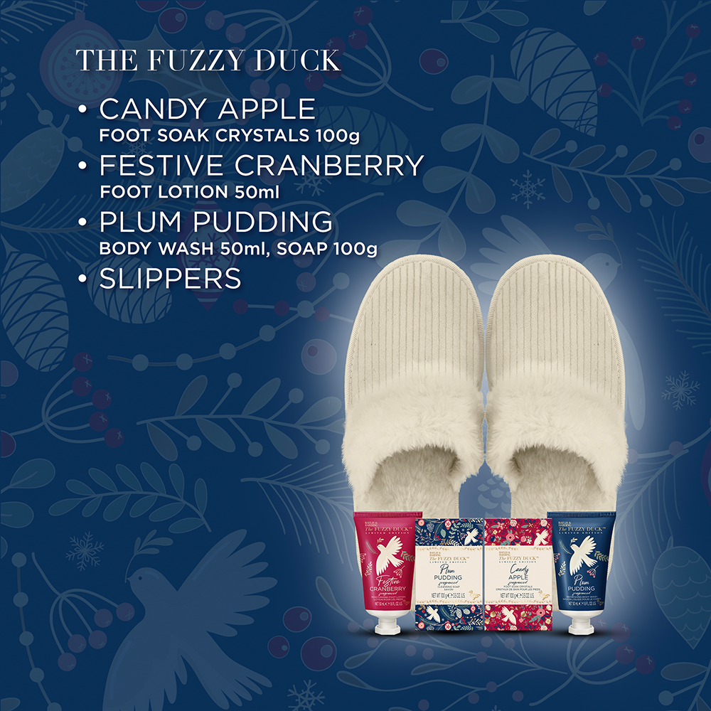 Bild: Baylis & Harding Geschenkset The Fuzzy Duck Winter Wonderland Luxury Slipper