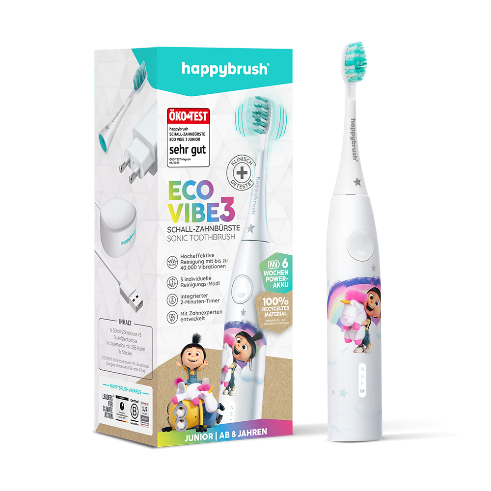 Bild: happybrush Elektrische Zahnbürste Eco Vibe 3 Junior 