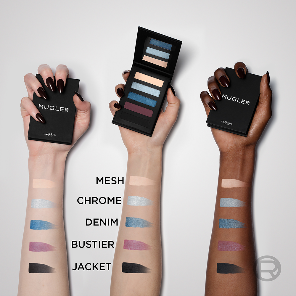 Bild: L'ORÉAL PARIS Mugler Spectrum Eyeshadow Palette Midnight 01