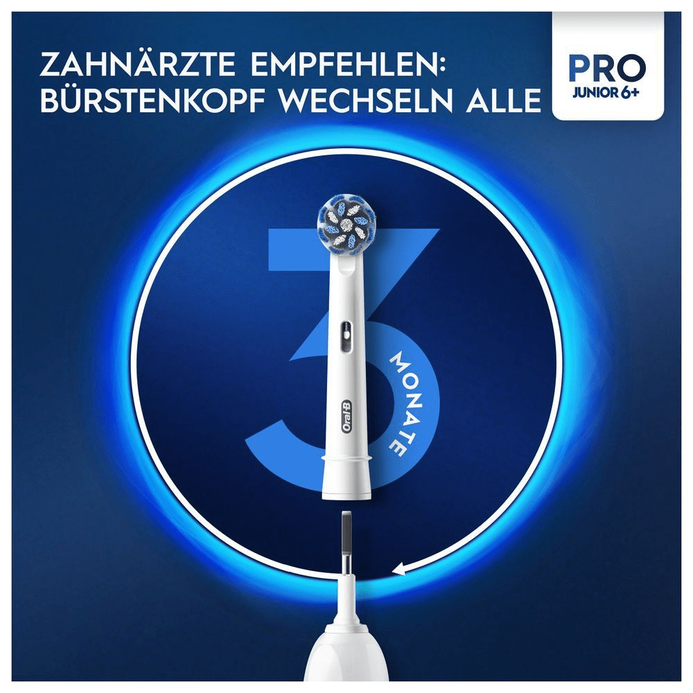 Bild: Oral-B Pro Junior Elektrische Zahnbürste, Weiß