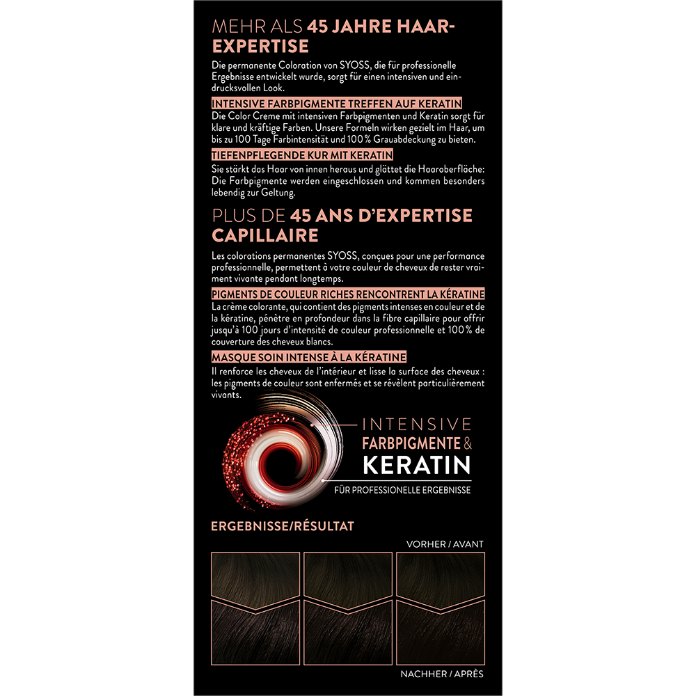 Bild: syoss Permanente Coloration Natürliches Schwarzbraun