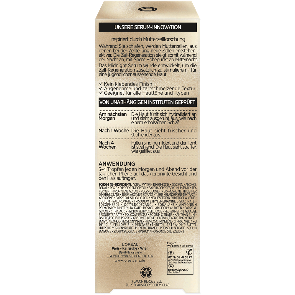 Bild: L'ORÉAL PARIS Age Perfect Zell-Renaissance Midnight Serum 