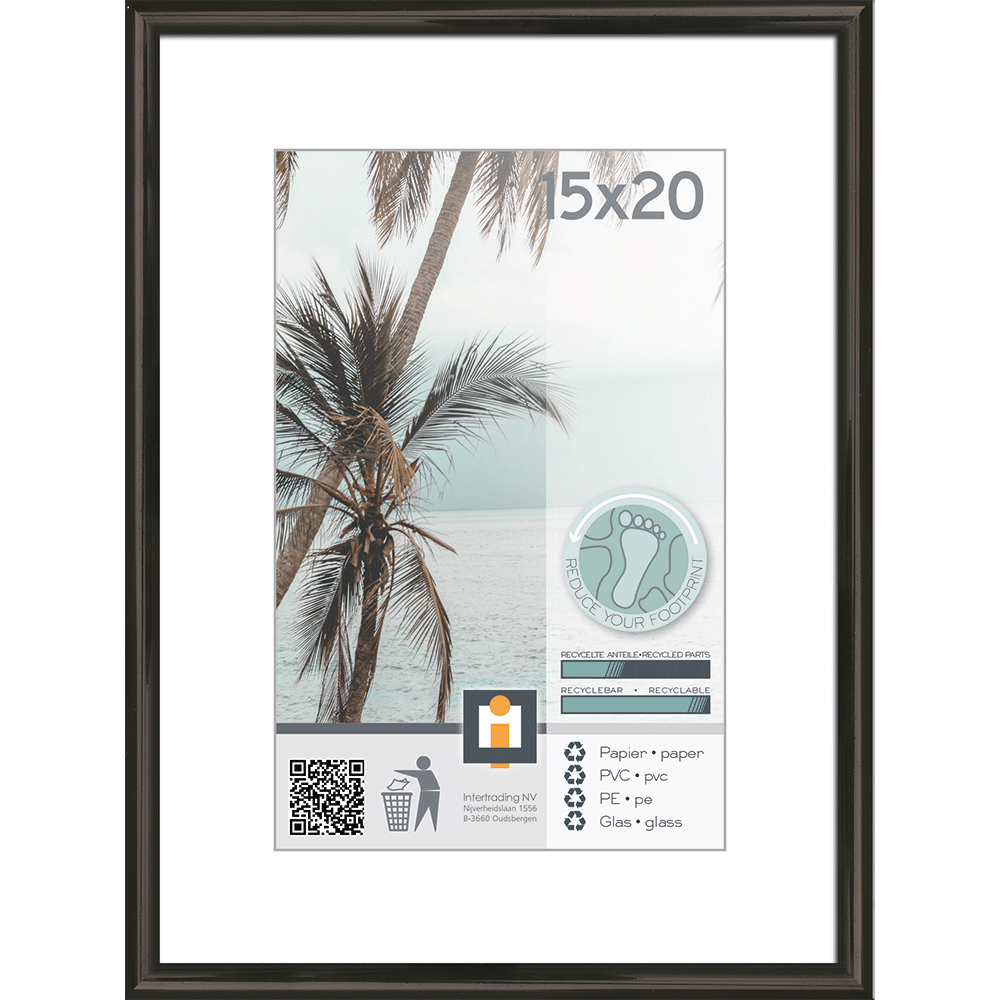 Bild: Tawo Living Bilderrahmen Schwarz 15x20cm 