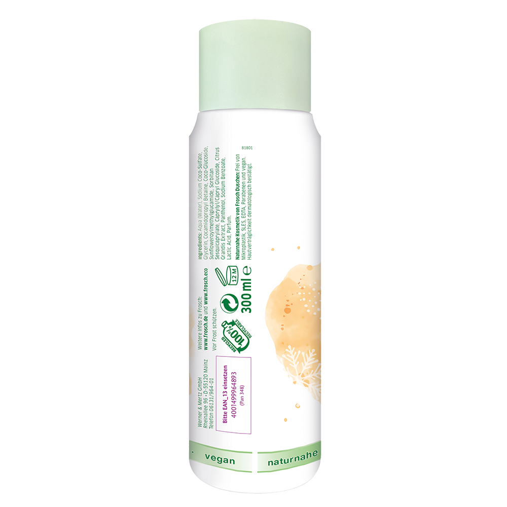 Bild: Frosch Senses Creme Dusche Winter Orange