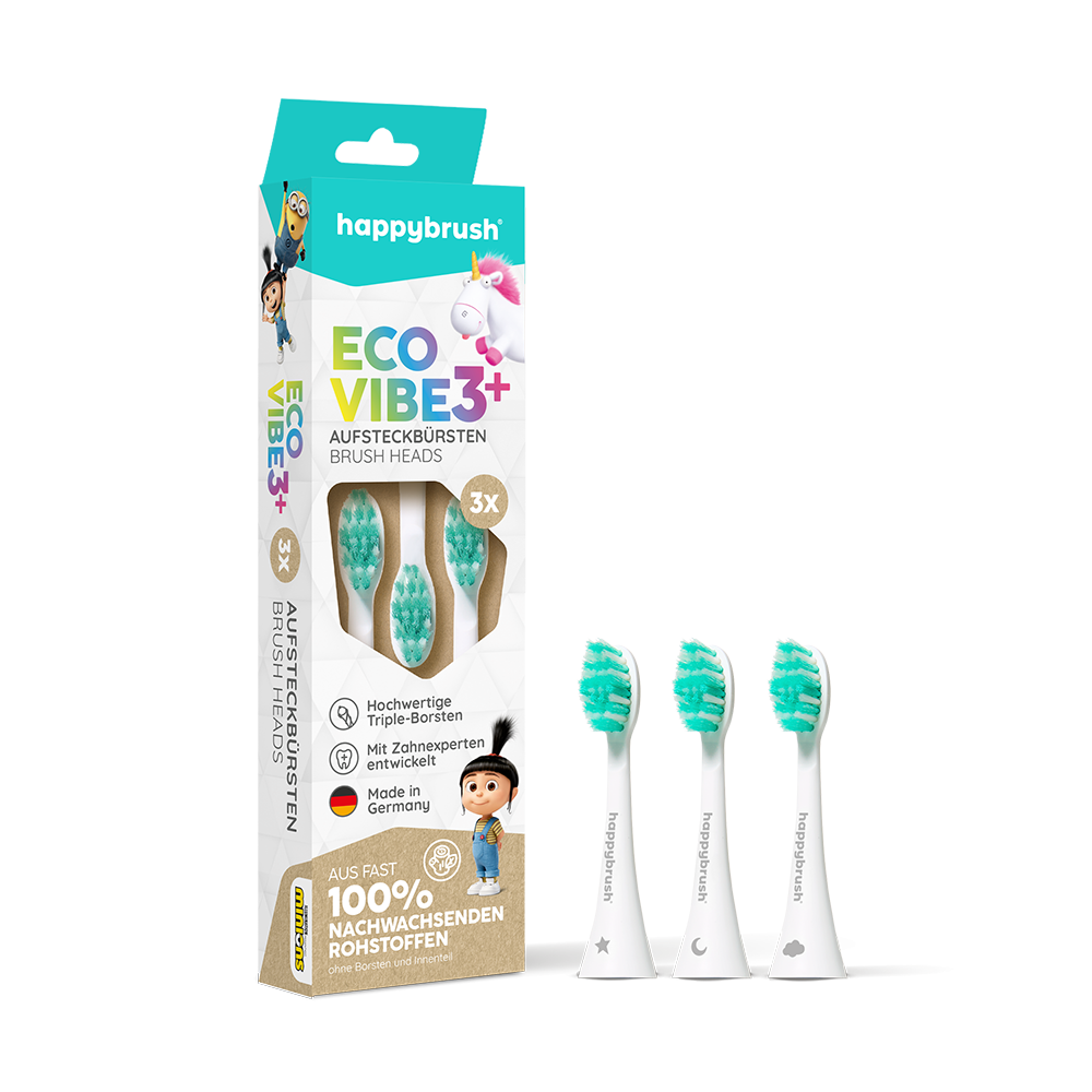 Bild: happybrush Aufsteckbürsten Eco Vibe 3+ 