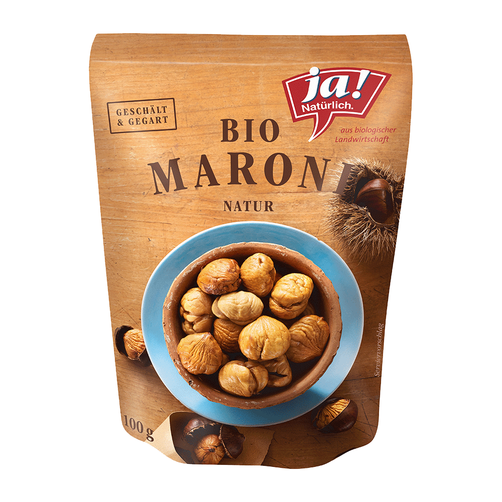 Bild: ja! Natürlich. Bio Maroni Natur 