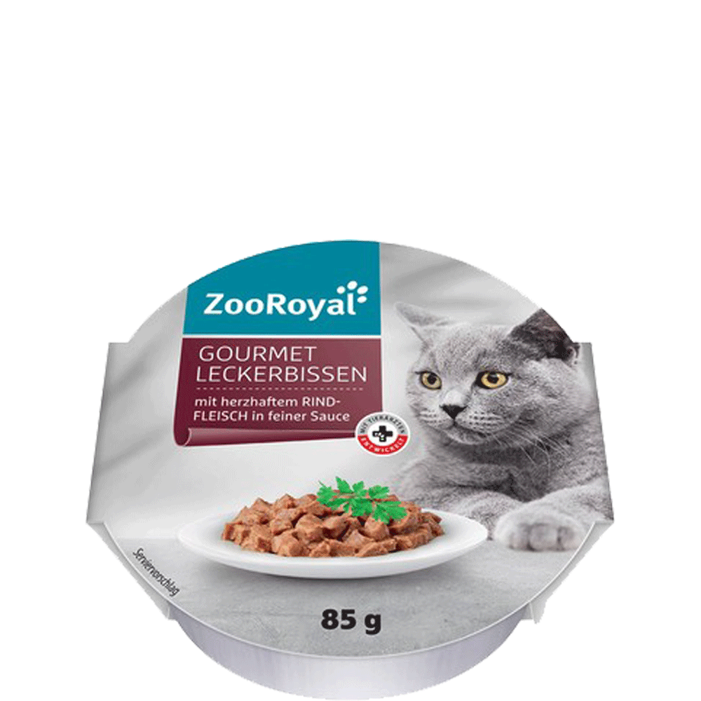 Bild: ZooRoyal Gourmet Leckerbissen Rindfleisch Sauce 