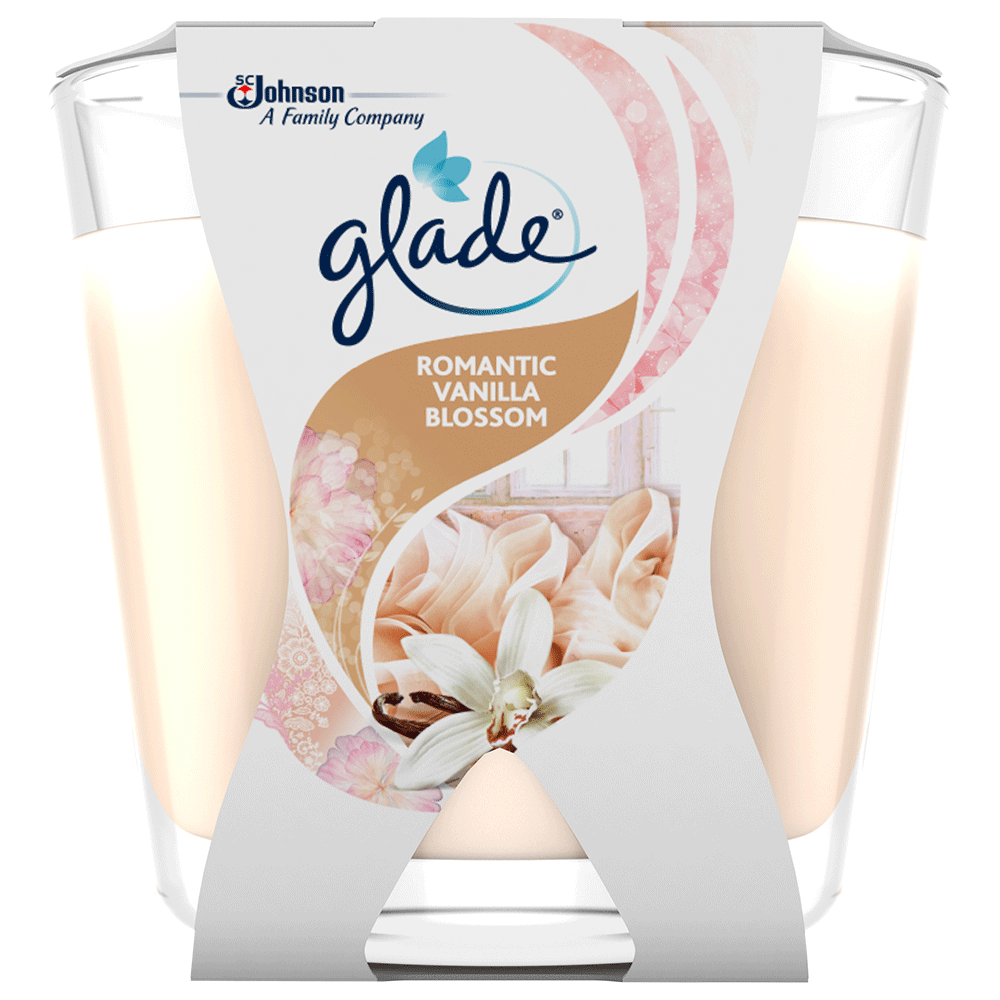 Bild: Glade Decor Duftkerze Romantic Vanilla Blossom