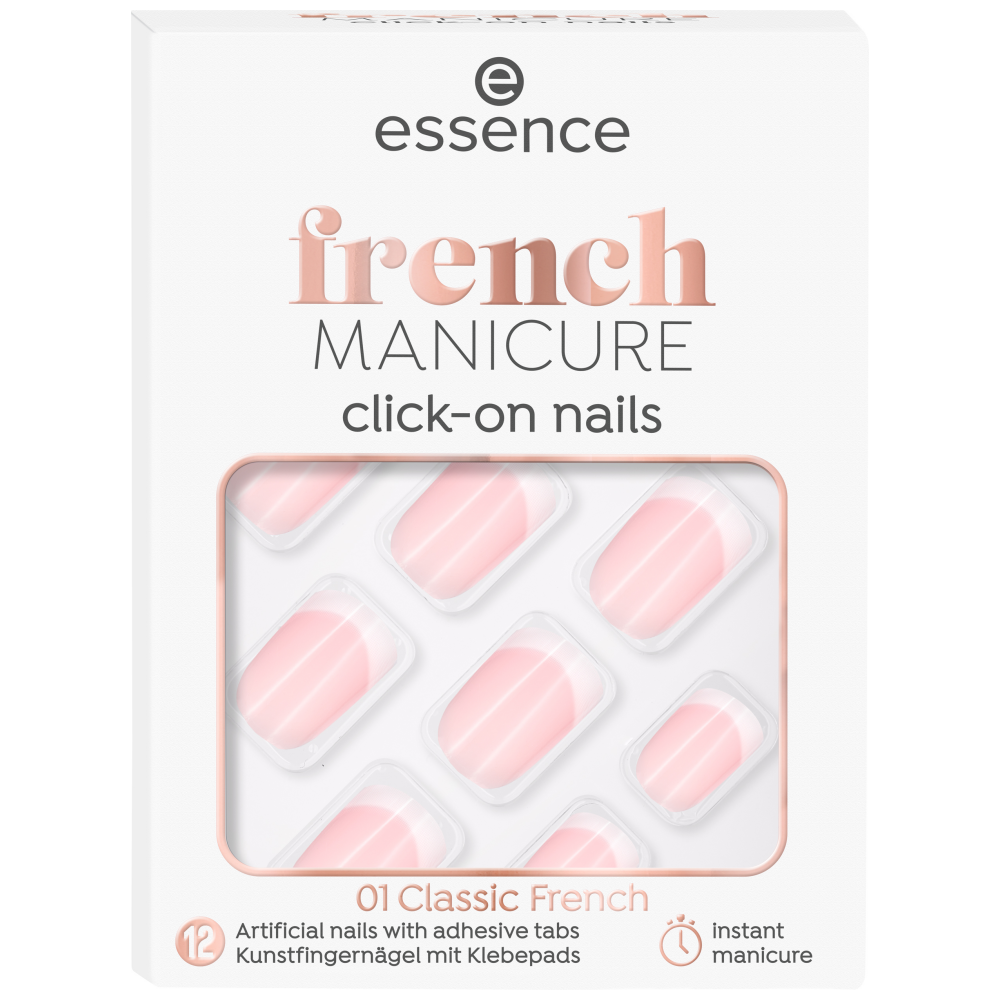 Bild: essence Künstliche Nägel French Manicure Click-On 