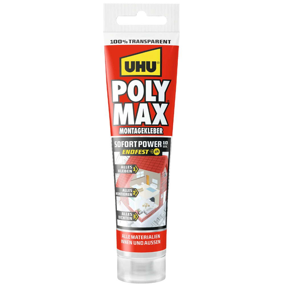 Bild: UHU Poly Max Montagekleber