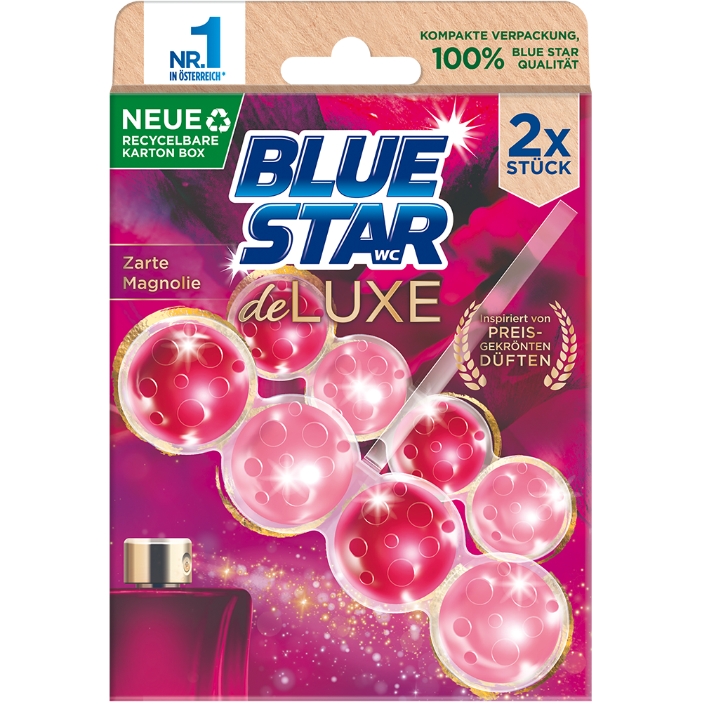 Bild: Blue Star deLuxe WC-Steine Zarte Magnolie 