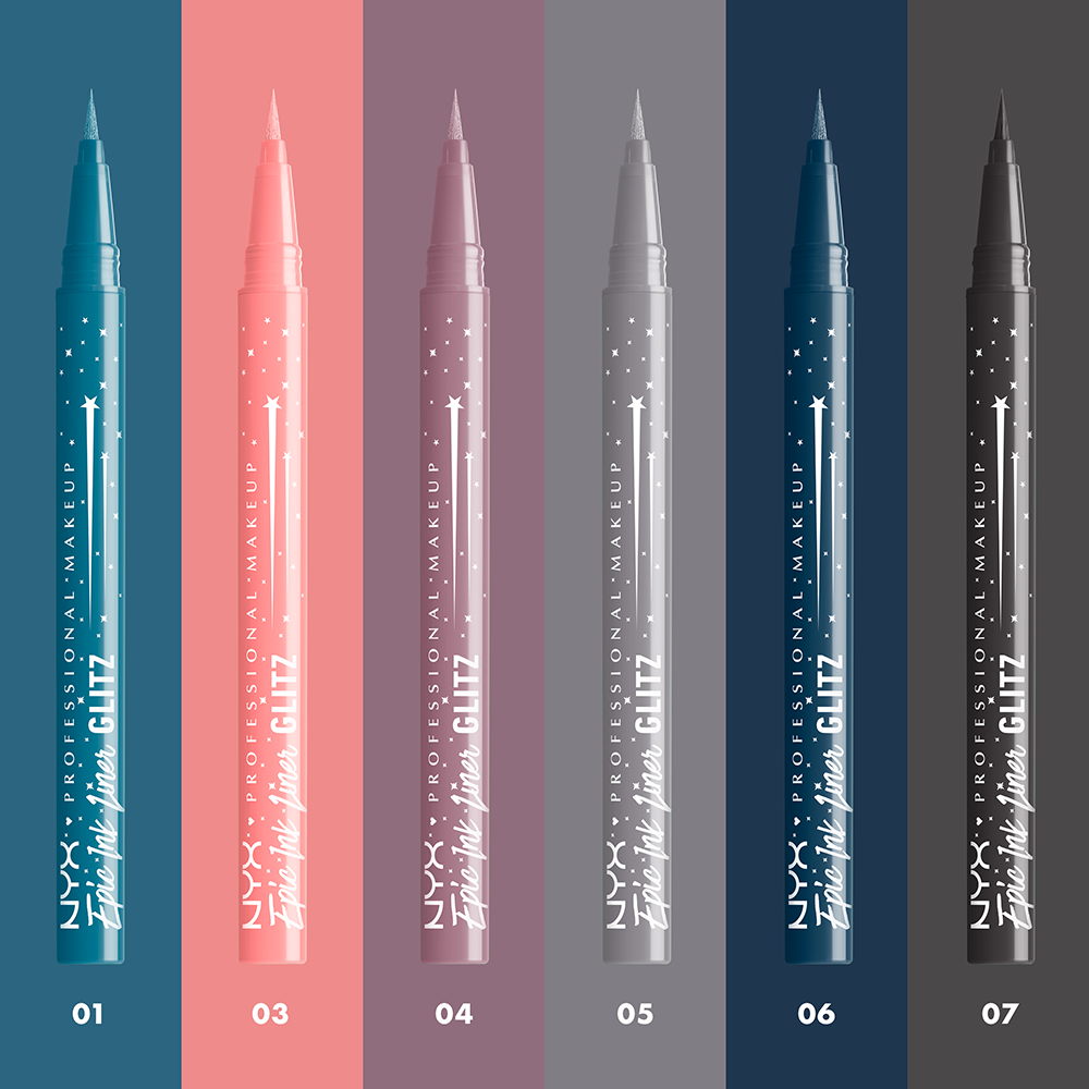 Bild: NYX Professional Make-up Epic Ink Liner Jeanz Glitz graphite glitz