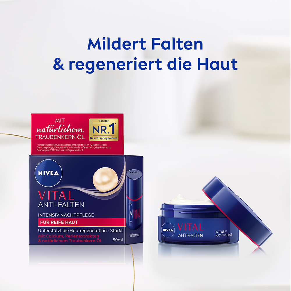 Bild: NIVEA VITAL Intensiv Nachtpflege Anti-Falten 
