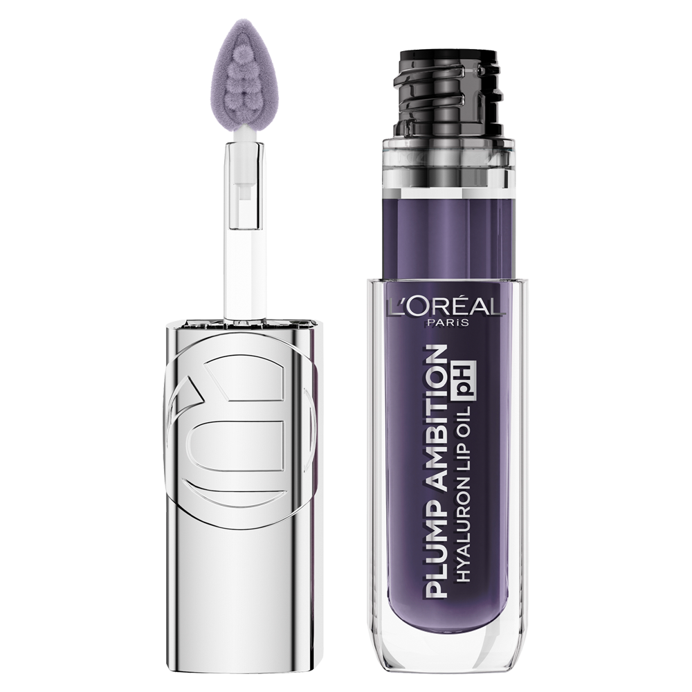 Bild: L'ORÉAL PARIS Plump Ambition Hyaluron Lip Oil pH Berry Noir