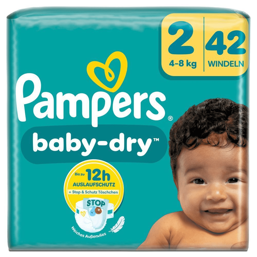 Bild: Pampers Baby-Dry Größe 2, 4kg-8kg 