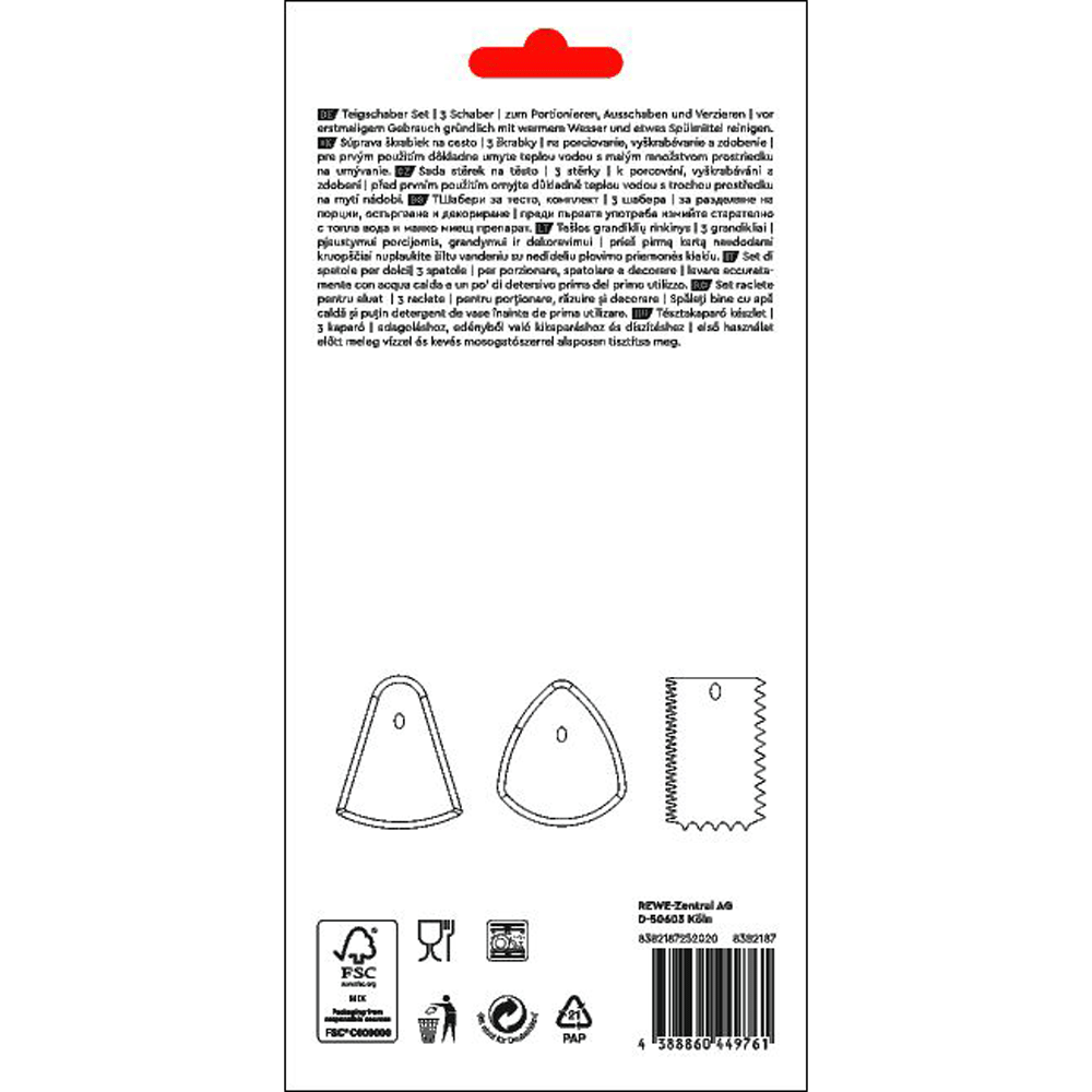 Bild: Vivess Schaber Set 3x 