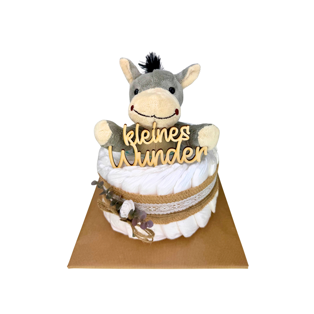 Bild: BABYWELL Windeltorte Vintage Boho 